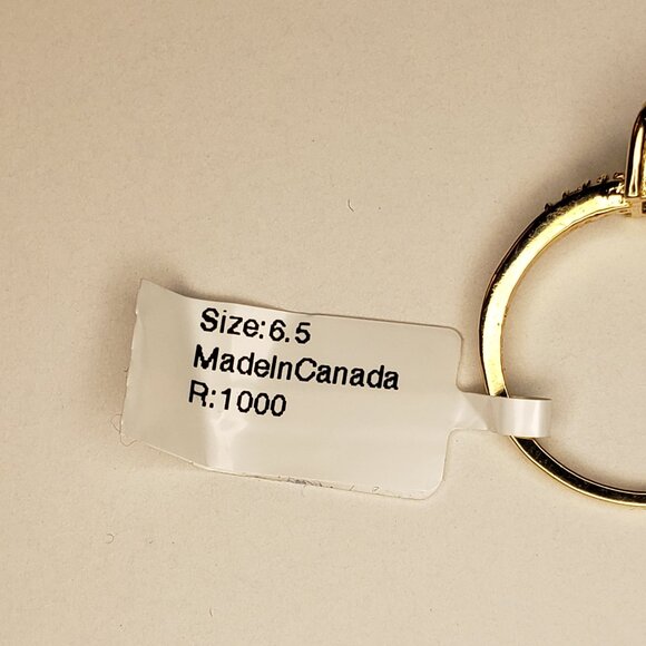 Yellow Gold & Natural Sapphire Ring - 10KT - Picture 9 of 11